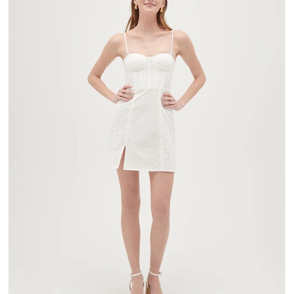 Hill House The Kitty Dress Eyelet embroidered dress